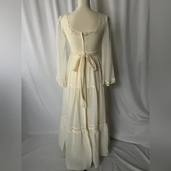 VTG 70s Nadine Prairie Maxi Dress